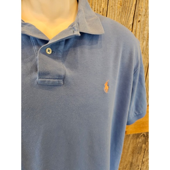Polo ralph lauren size large L men's blue polo casual career ^^ - Picture 1 of 6